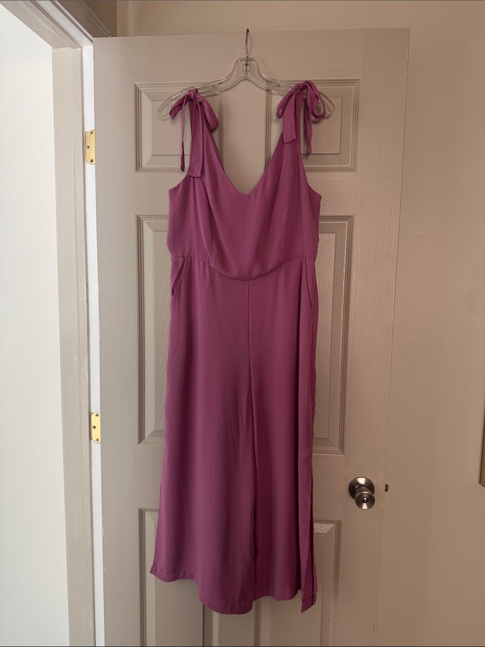 Romeo & Juliet Couture Pink wide leg jumpsuit